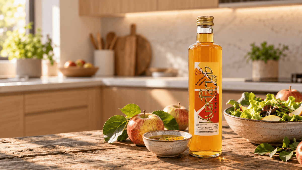Vinagre de sidra de Kuartango: sabor, tradición y versatilidad desde Araba - Bergonda Gourmet