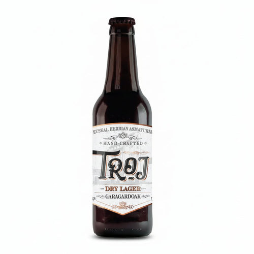 Cerveza Artesanal Troj Dry Lager 5% - 33cl - Bergonda Gourmet