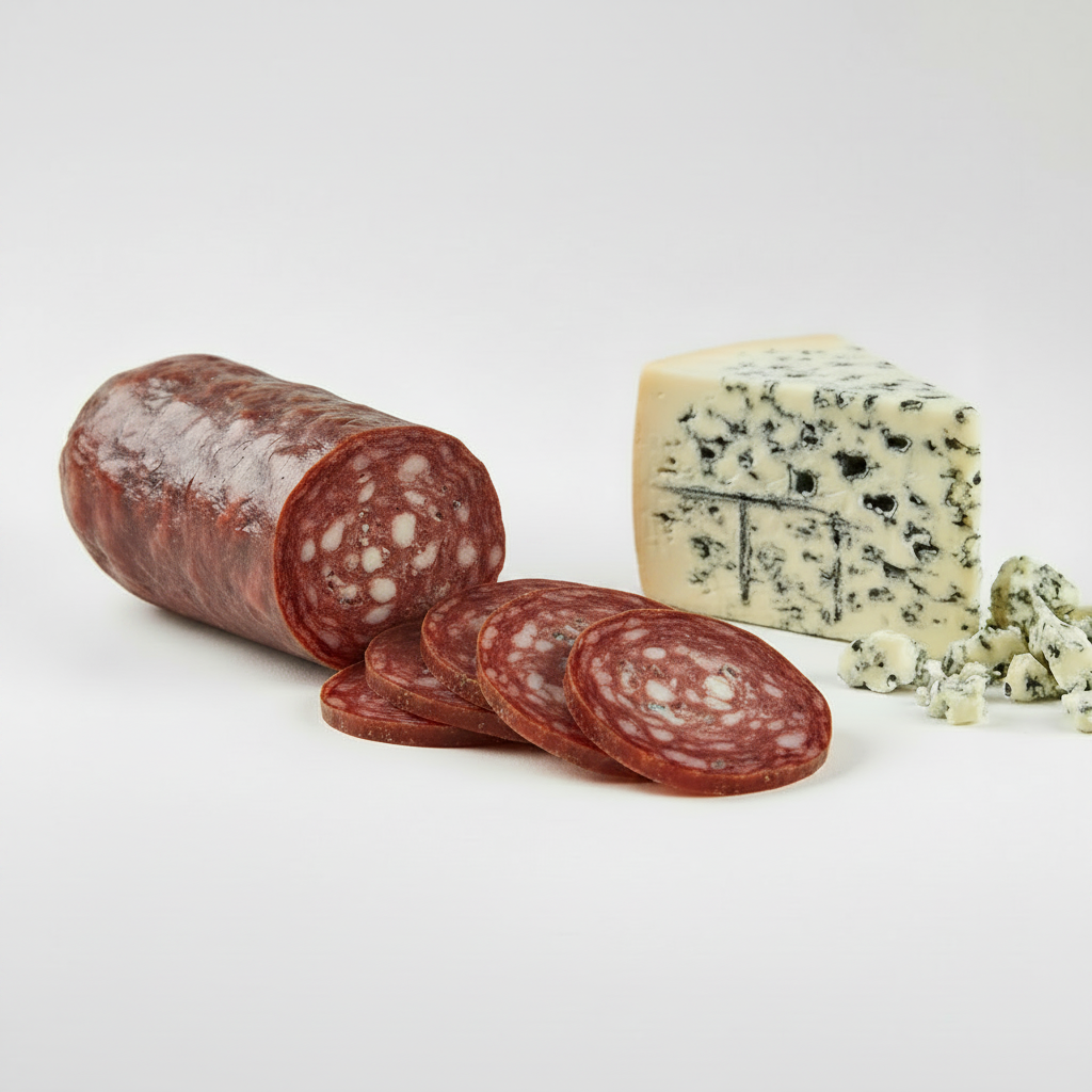 Salchichón con Queso Azul