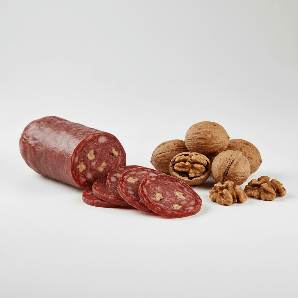 Salchichón con Nueces de Araba - Bergonda Gourmet