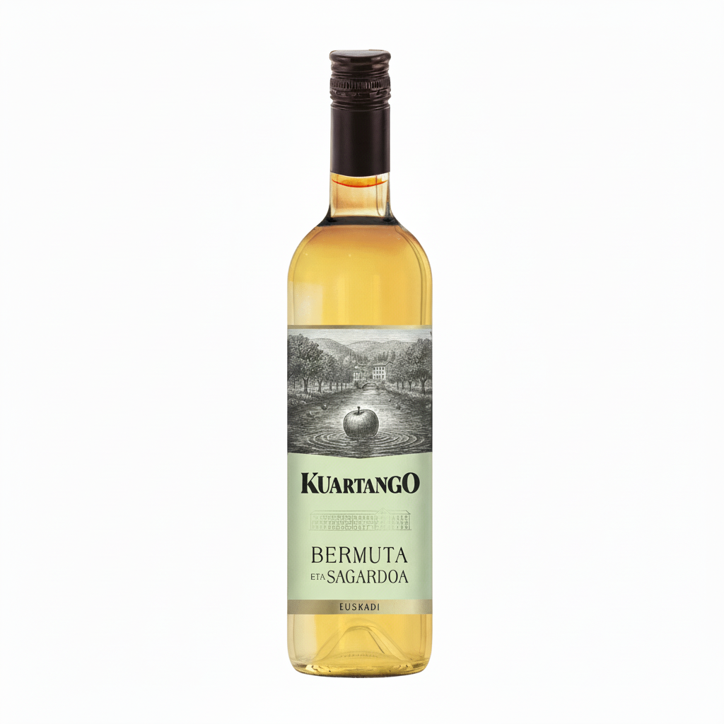 Vermut Con Sidra Natural Kuartango, Blanco - Elaborados Bergonda SL