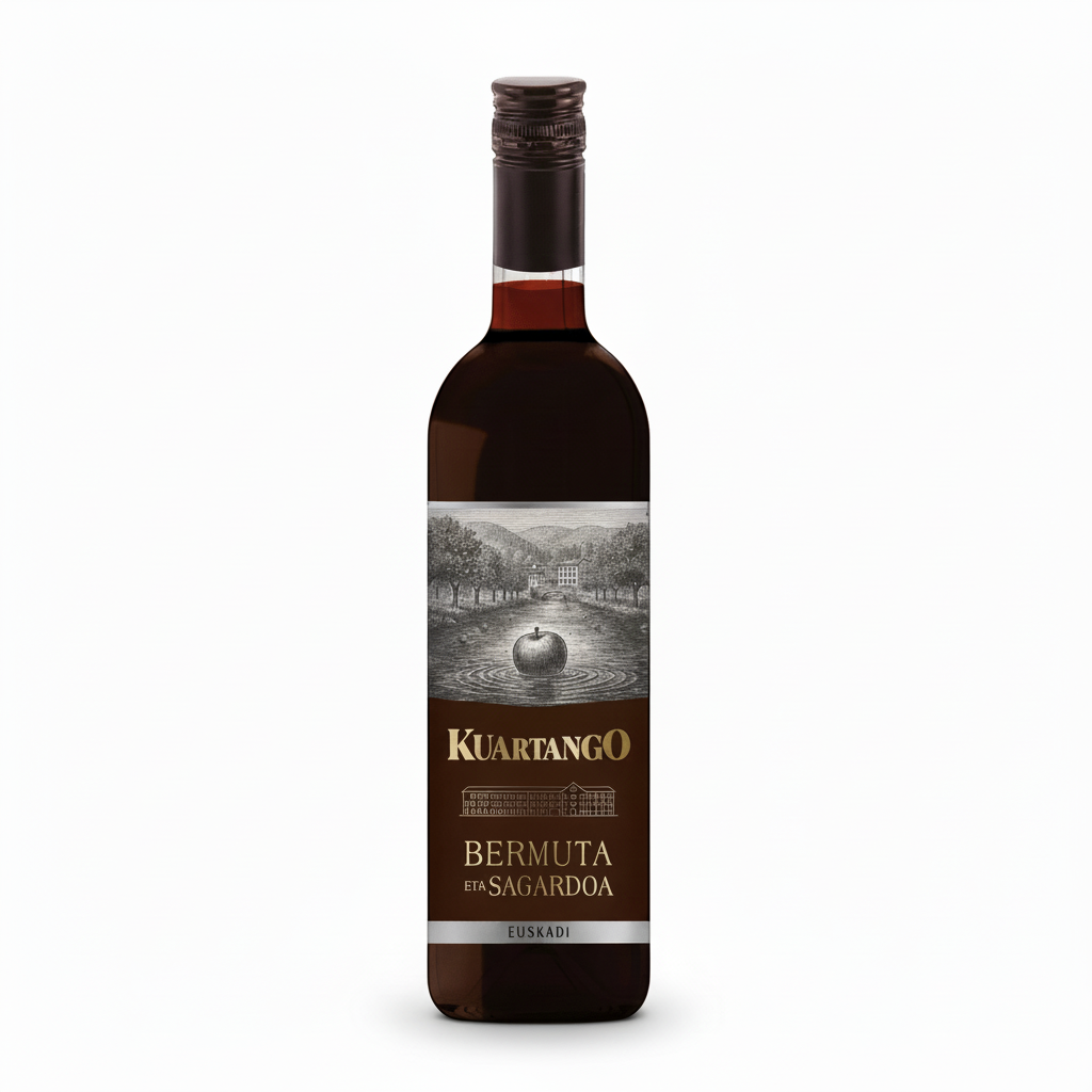 Vermut Con Sidra Natural Kuartango, Rojo - Elaborados Bergonda SL